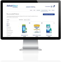 Refresh Direct eCommerce website