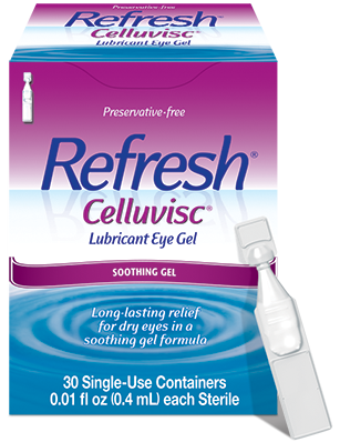 Refresh Celluvisc Gel Drops for Dry Eyes