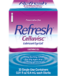 Refresh Celluvisc Gel Drops for eye dryness