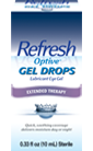 Refresh Optive Gel Drops for eye dryness